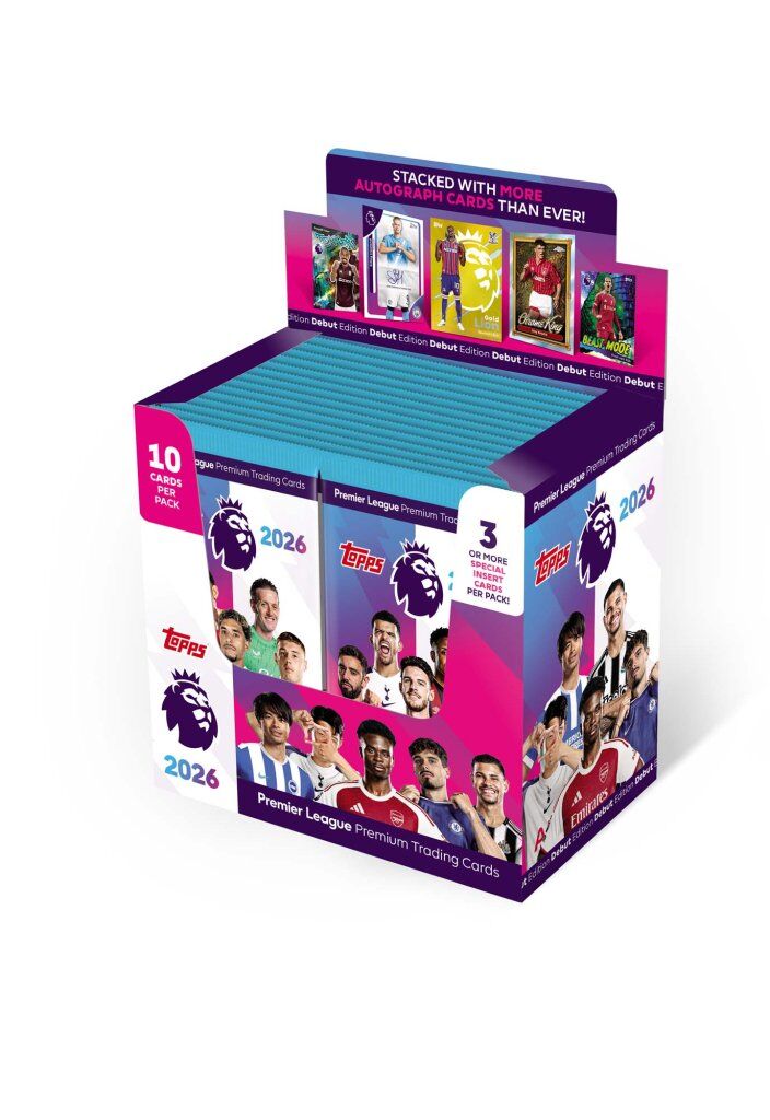 2026 Topps EPL Premier League Soccer Booster Box 2026 Topps EPL Premier League Soccer Booster Box