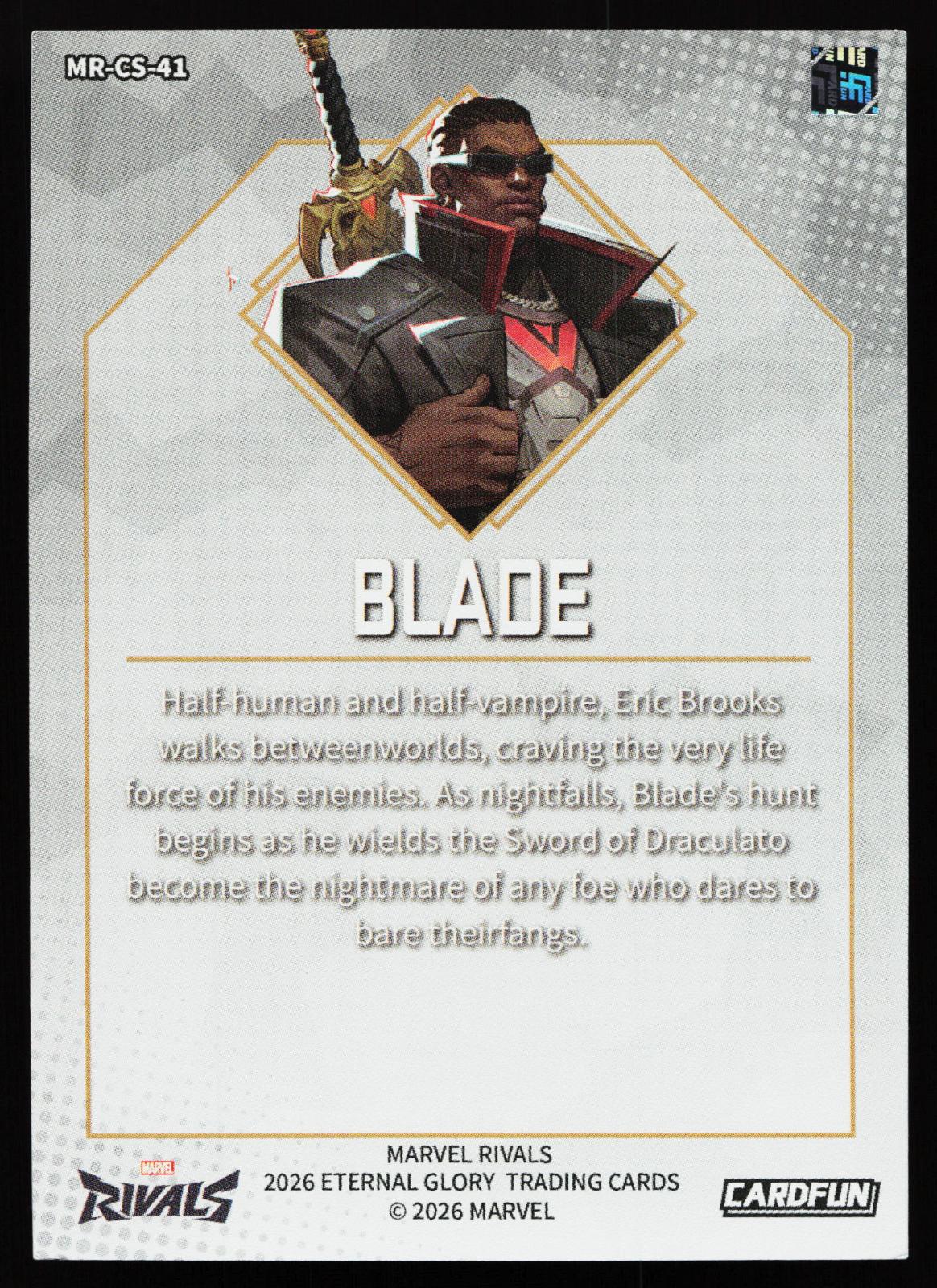 Cardfun Marvel Rivals - MR-CS-41 Blade back