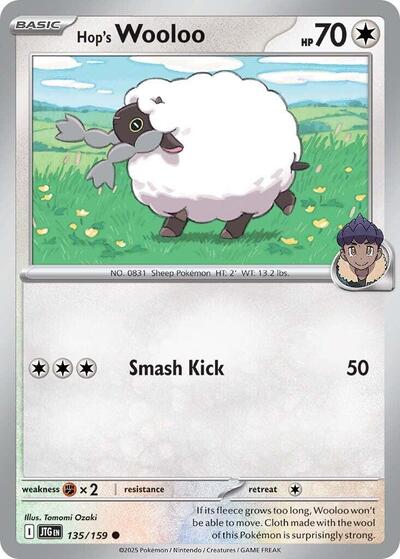 Scarlet & Violet Journey Together - 135/159 Hop's Wooloo Common