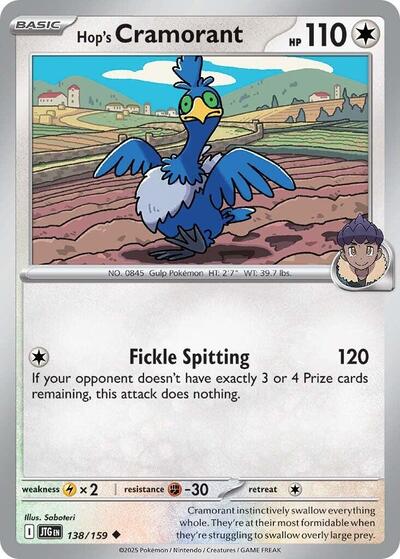 Scarlet & Violet Journey Together - 138/159 Hop's Cramorant Uncommon