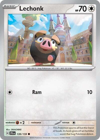 Scarlet & Violet Journey Together - 139/159 Lechonk Common