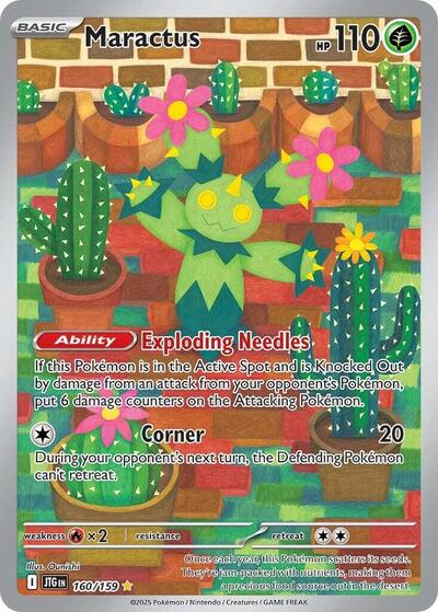Scarlet & Violet Journey Together - 160/159 Maractus Illustration Rare