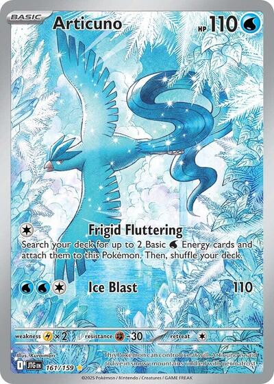 Scarlet & Violet Journey Together - 161/159 Articuno Illustration Rare