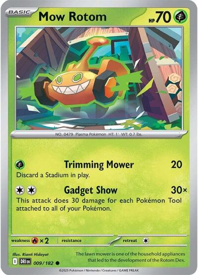 Scarlet & Violet Destined Rivals - 009/182 Mow Rotom Common