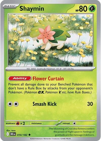 Scarlet & Violet Destined Rivals - 010/182 Shaymin Uncommon
