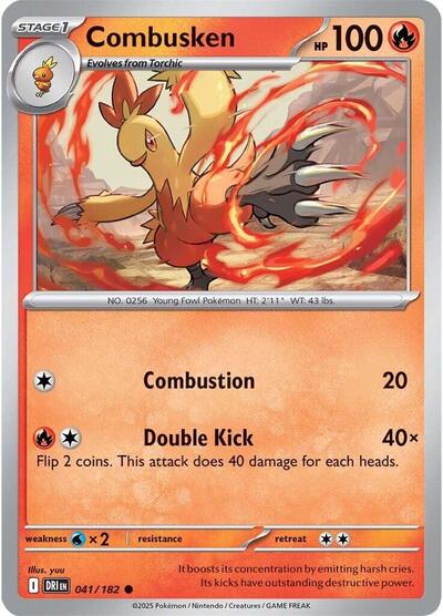 Scarlet & Violet Destined Rivals - 041/182 Combusken Common