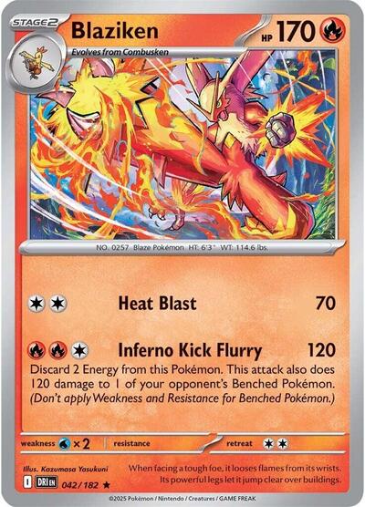 Scarlet & Violet Destined Rivals - 042/182 Blaziken Rare