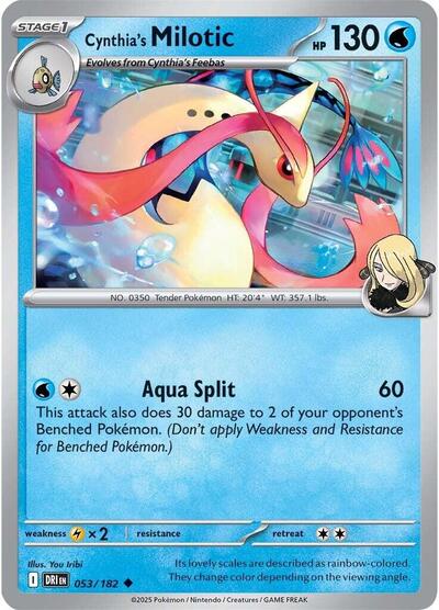 Scarlet & Violet Destined Rivals - 053/182 Cynthia's Milotic Uncommon