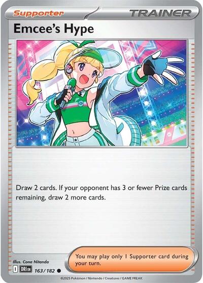 Scarlet & Violet Destined Rivals - 163/182 Emcee's Hype Common
