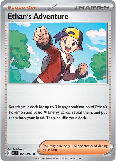 Scarlet & Violet Destined Rivals - 165/182 Ethan's Adventure Uncommon