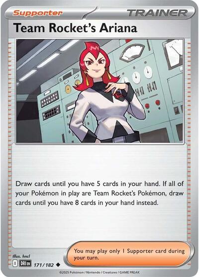 Scarlet & Violet Destined Rivals - 171/182 Team Rocket's Ariana Uncommon