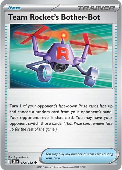 Scarlet & Violet Destined Rivals - 172/182 Team Rocket's Bother-Bot Uncommon