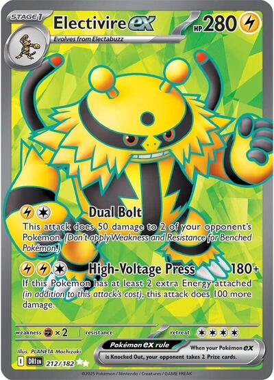 Scarlet & Violet Destined Rivals - 212/182 Electivire ex Ultra Rare
