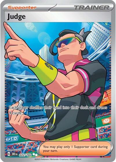 Scarlet & Violet Destined Rivals - 222/182 Judge Ultra Rare