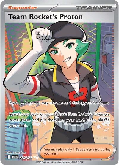 Scarlet & Violet Destined Rivals - 227/182 Team Rocket's Proton Ultra Rare