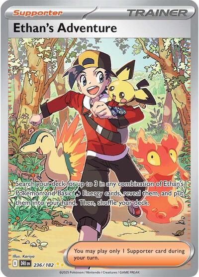 Scarlet & Violet Destined Rivals - 236/182 Ethan's Adventure Special Illustration Rare