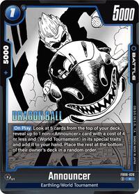 Manga Booster 01 - Announcer FB06-026 Common