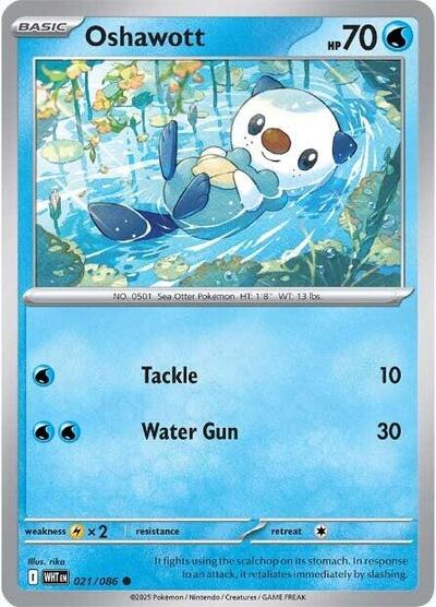 Scarlet & Violet White Flare - 021/086 Oshawott Common