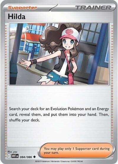 Scarlet & Violet White Flare - 084/086 Hilda Uncommon