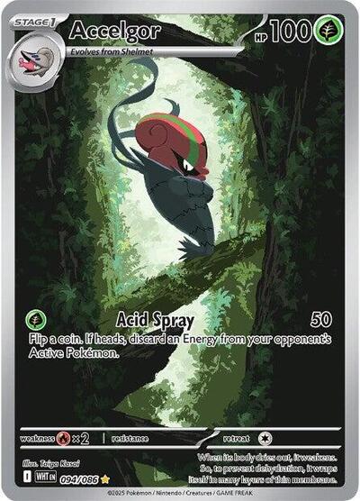Scarlet & Violet White Flare - 094/086 Accelgor Illustration Rare