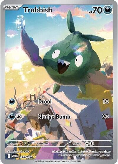 Scarlet & Violet White Flare - 140/086 Trubbish Illustration Rare