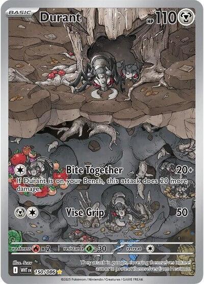 Scarlet & Violet White Flare - 150/086 Durant Illustration Rare