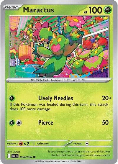Scarlet & Violet Black Bolt - 008/086 Maractus Common
