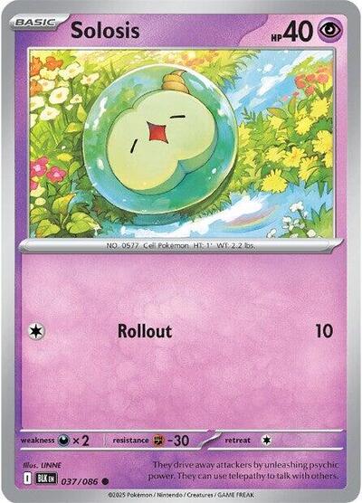 Scarlet & Violet Black Bolt - 037/086 Solosis Common