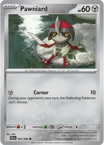 Scarlet & Violet Black Bolt - 064/086 Pawniard Common