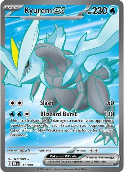 Scarlet & Violet Black Bolt - 157/086 Kyurem ex Ultra Rare