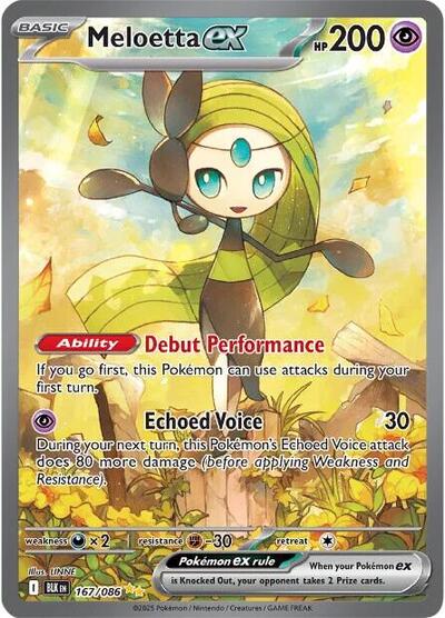 Scarlet & Violet Black Bolt - 167/086 Meloetta ex Special Illustration Rare