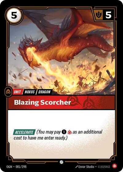 Riftbound - Origins - 001/298 Blazing Scorcher Common