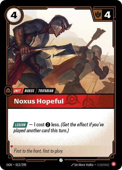 Riftbound - Origins - 012/298 Noxus Hopeful Common