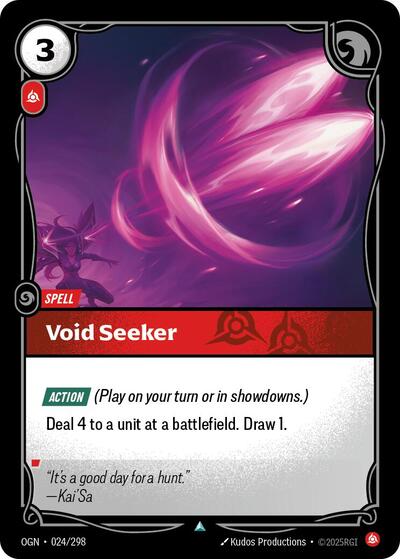 Riftbound - Origins - 024/298 Void Seeker Uncommon