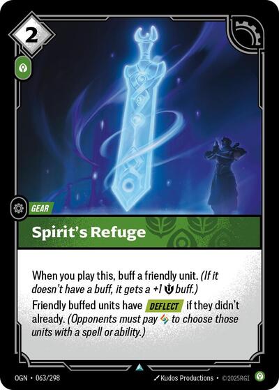 Riftbound - Origins - 063/298 Spirit's Refuge Uncommon