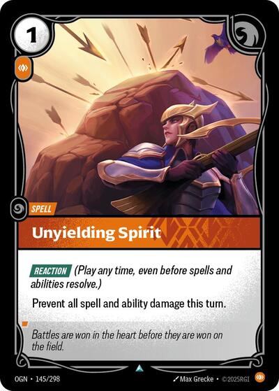 Riftbound - Origins - 145/298 Unyielding Spirit Uncommon