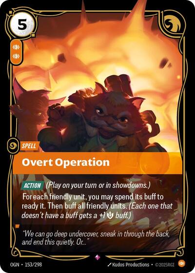Riftbound - Origins - 153/298 Overt Operation Rare