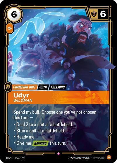 Riftbound - Origins - 157/298 Udyr - Wildman Rare