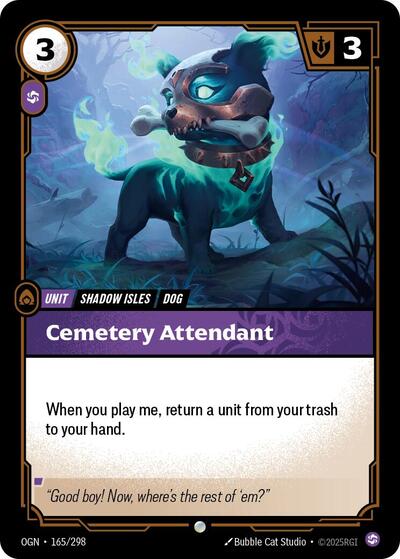 Riftbound - Origins - 165/298 Cemetery Attendant Common