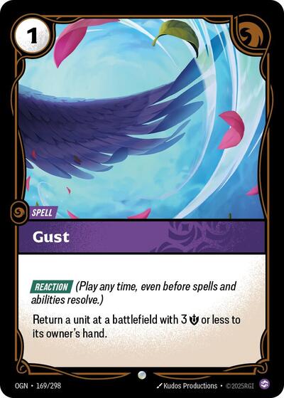 riftbound 2個同時購入割 Riftbound - Origins - 169/298 Gust Common