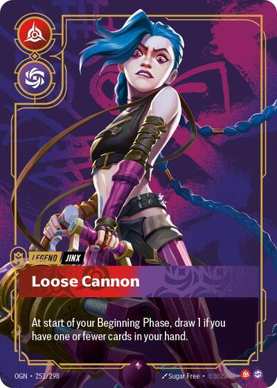 Riftbound - Origins - 251/298 Jinx - Loose Cannon Rare Riftbound - Origins - 251/298 Jinx - Loose Cannon Rare