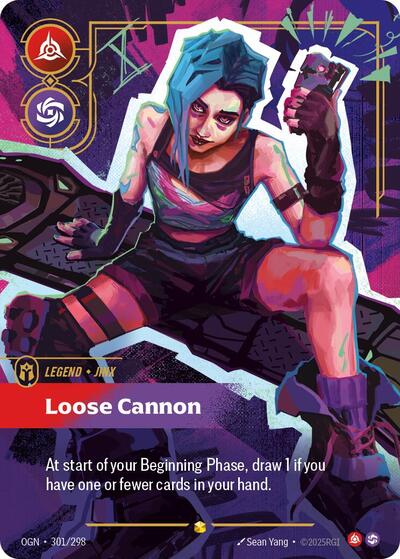 Riftbound - Origins - 301/298 Jinx - Loose Cannon (Overnumbered
