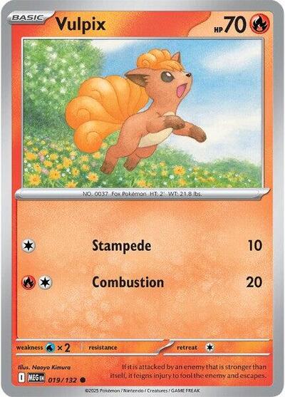 Mega Evolution - 019/132 Vulpix Common