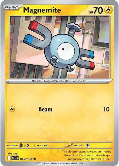 Mega Evolution - 045/132 Magnemite Common