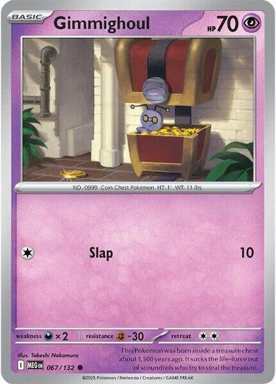 Mega Evolution - 067/132 Gimmighoul Common
