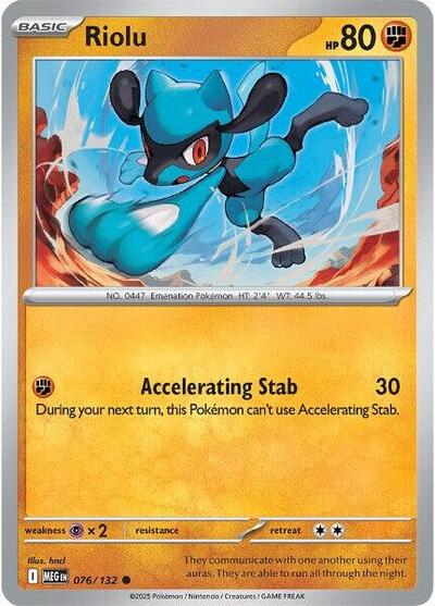 Mega Evolution - 076/132 Riolu Common