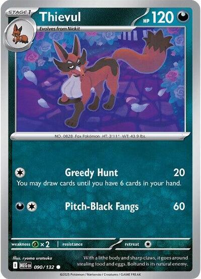Mega Evolution - 090/132 Thievul Common