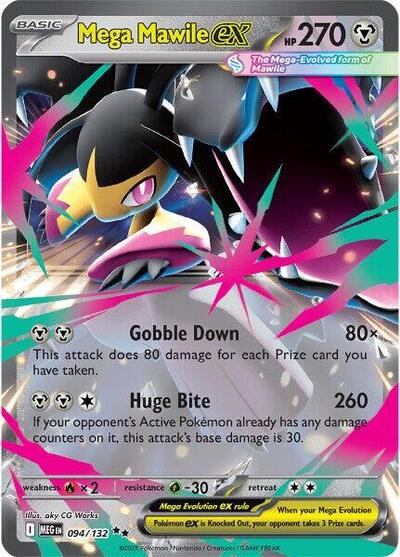 Mega Evolution - 094/132 Mega Mawile ex Double Rare