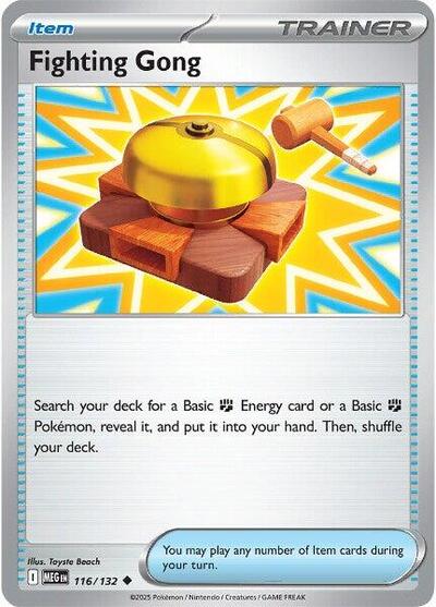Mega Evolution - 116/132 Fighting Gong Uncommon