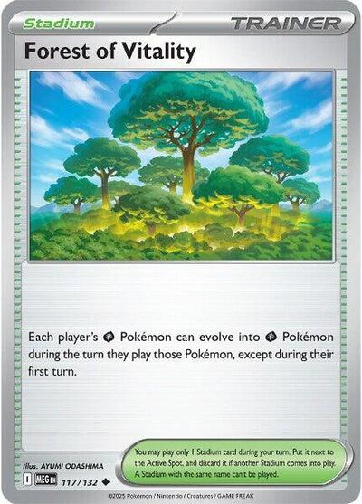 Mega Evolution - 117/132 Forest of Vitality Uncommon